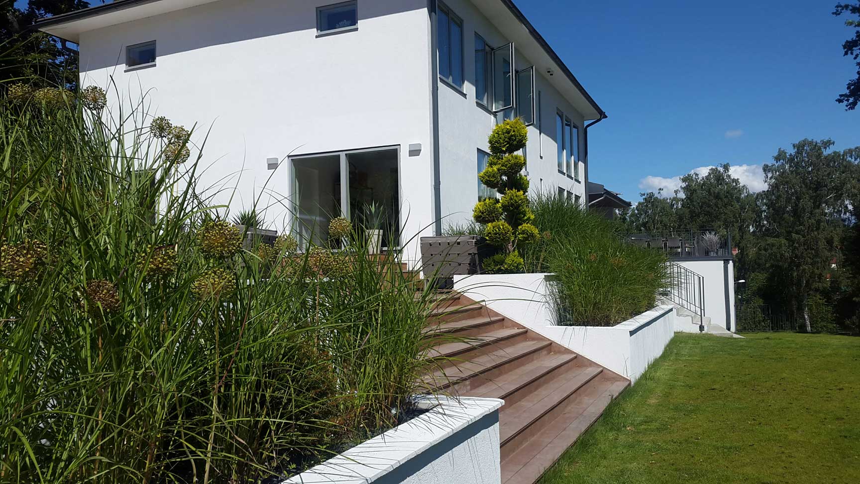 Trädgårdsdesign, plantering, Lidingö